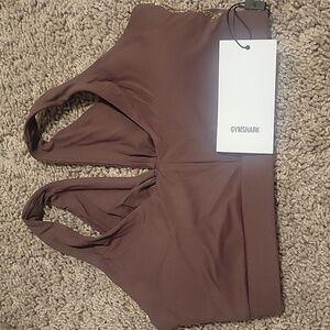 Gymshark Whitney Simmons Sports Bra Size xs Chocolate